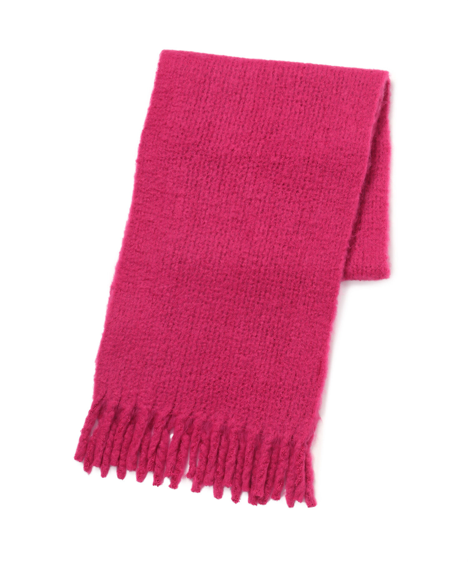 ROPE PICNIC PASSAGE「バルキーフリンジリブマフラー」|マフラー|