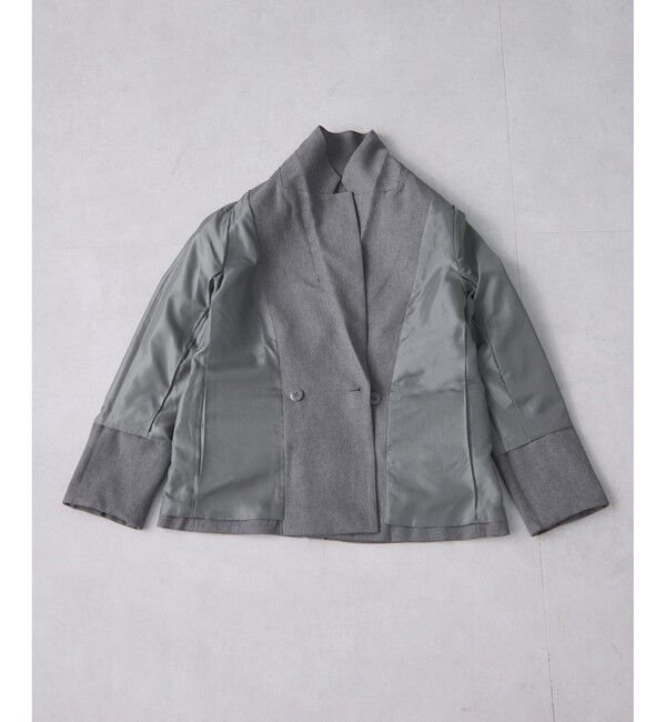 Rope&rsquo;Picnic「【低身長・小柄さんサイズ】レディハンサムシリーズ ウールライク金ボタンジャケット(総裏地)」|テーラードジャケット|