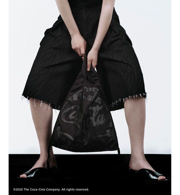 ADAM ET ROPE'「【Coca-Cola】Eco bag」|エコバッグ|ブラック(01)