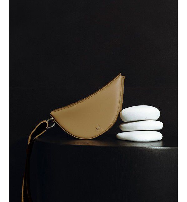 ADAM ET ROPE'「【PFT】Tori Mini チャーム」|ポーチ|キャメル(25)