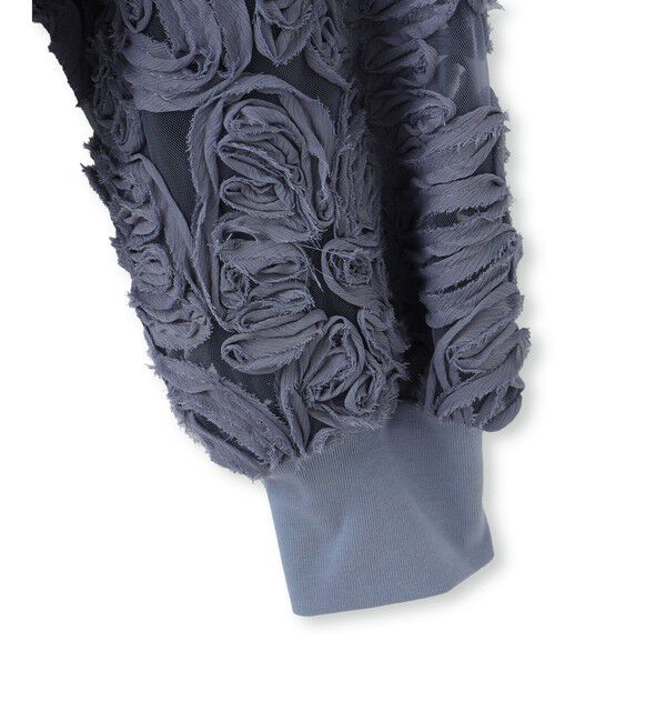 ADAM ET ROPE'「ラインアートレースブルゾン」|ブルゾン・スタジャン|