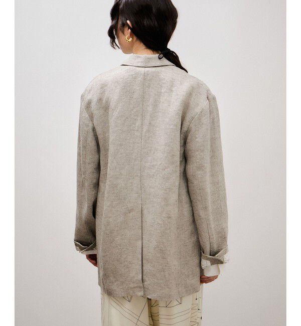 ADAM ET ROPE'「リネンジャケット」|テーラードジャケット|