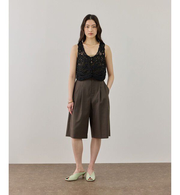 ADAM ET ROPE'「コードレースタンクジレ」|ベスト・ジレ|