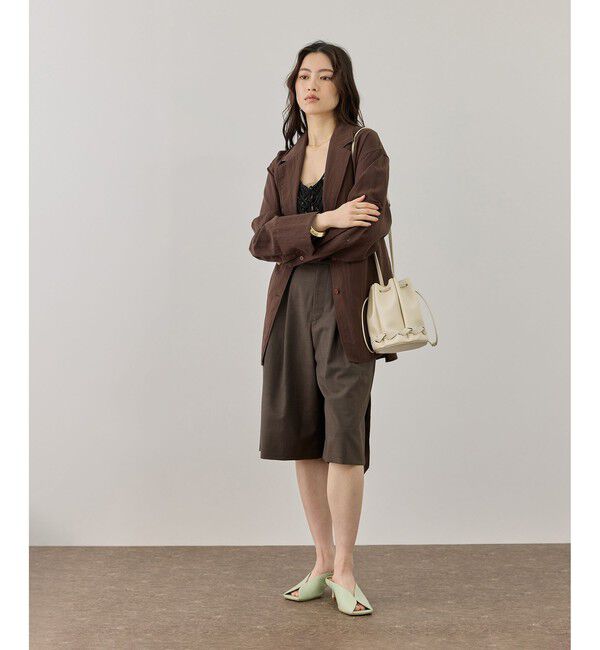 ADAM ET ROPE'「コードレースタンクジレ」|ベスト・ジレ|