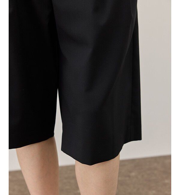 ADAM ET ROPE'「【サステナブル】アジャストハーフパンツ」|チノ|