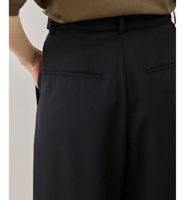 ADAM ET ROPE'「【サステナブル】アジャストハーフパンツ」|チノ|