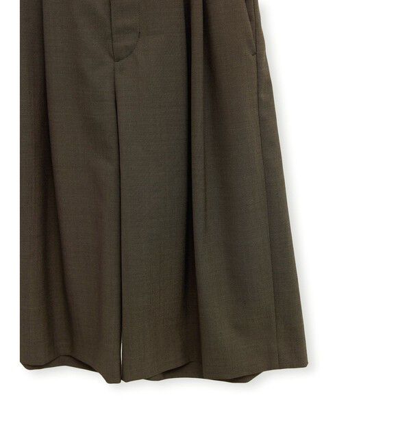 ADAM ET ROPE'「【サステナブル】アジャストハーフパンツ」|チノ|