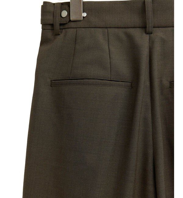 ADAM ET ROPE'「【サステナブル】アジャストハーフパンツ」|チノ|