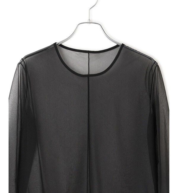 ADAM ET ROPE'「シアーロングスリーブワンピース」|ワンピース|