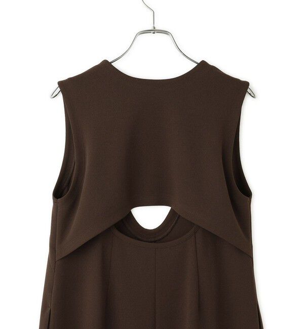 ADAM ET ROPE'「ディープネックカットソーワンピース」|ワンピース|