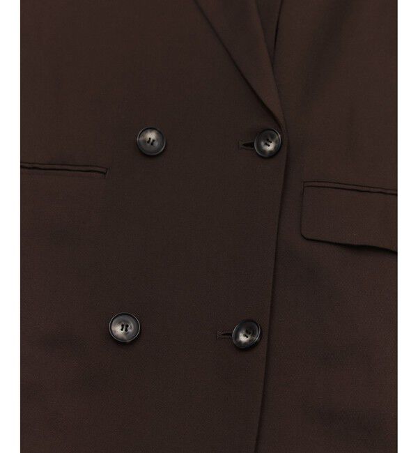 ADAM ET ROPE'「【サステナブル】ショートスリーブシャツジャケット」|テーラードジャケット|