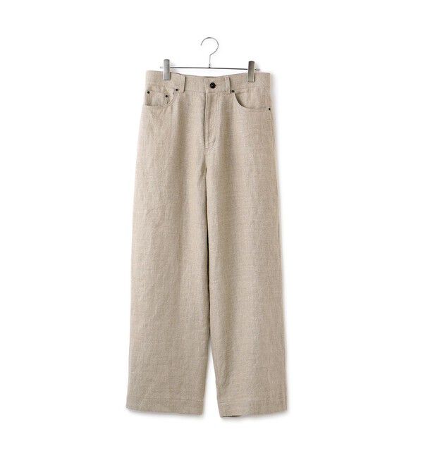 ADAM ET ROPE'「リネン5ポケットパンツ」|チノ|