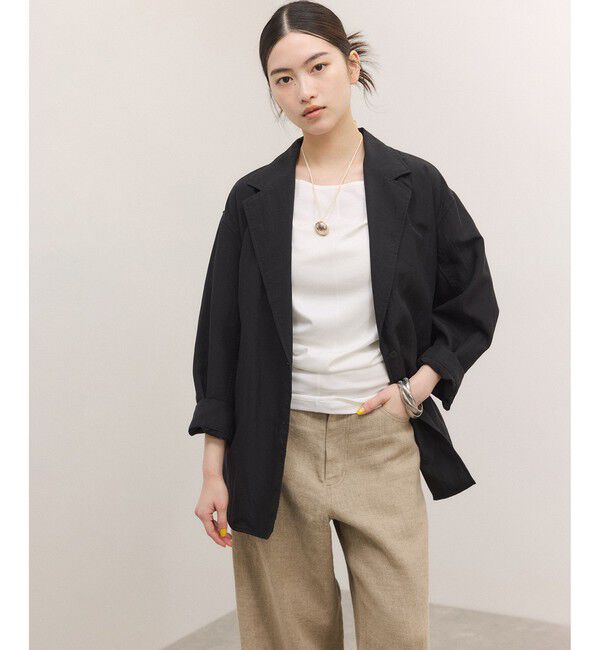 ADAM ET ROPE'「【一部WEB限定カラー】シャツジャケット」|テーラードジャケット|