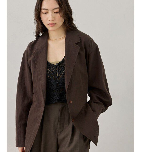 ADAM ET ROPE'「【一部WEB限定カラー】シャツジャケット」|テーラードジャケット|