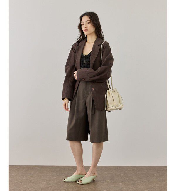 ADAM ET ROPE'「【一部WEB限定カラー】シャツジャケット」|テーラードジャケット|