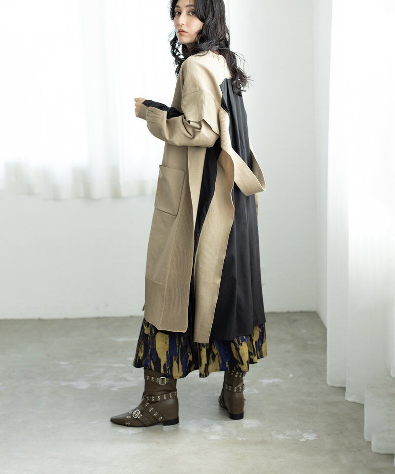  「切替ニットカーディガン」|ニット・セーター|