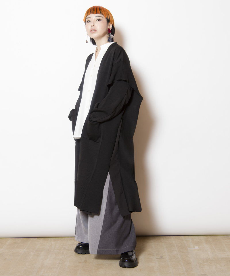  「切替ニットカーディガン」|ニット・セーター|