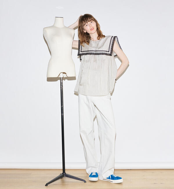  「THE SHINZONE | TOOL DENIM PANTS WOMEN」|デニム|