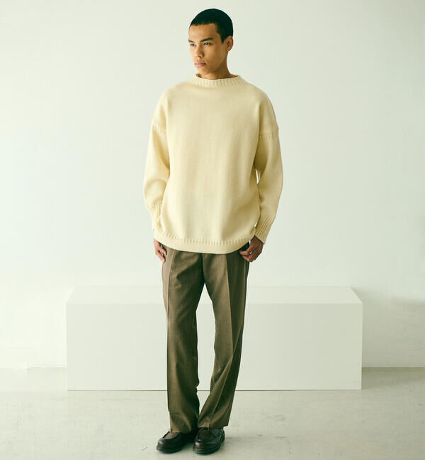  「Le Tricoteur | 〈別注〉トラディショナル ウールガンジーセーター UNISEX」|ニット・セーター|
