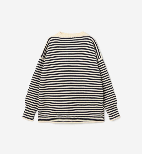  「Le Tricoteur | 〈別注〉トラディショナル ウールガンジーセーター UNISEX」|ニット・セーター|NAVY系1