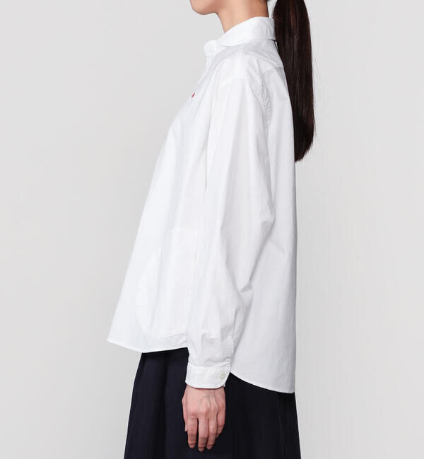 DANTON「DANTON | オックスフォード 丸襟プルオーバーシャツ SOLID WOMEN」|シャツ・ブラウス|