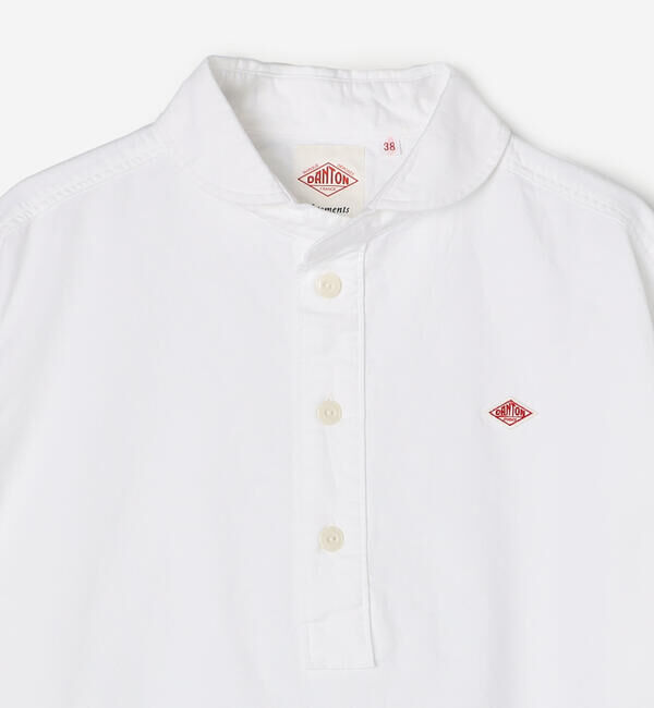 DANTON「DANTON | オックスフォード 丸襟プルオーバーシャツ SOLID WOMEN」|シャツ・ブラウス|