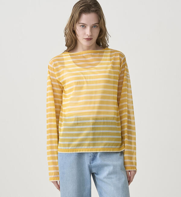 ORCIVAL「ORCIVAL | シースルー ボートネック長袖カットソー WOMEN」|Tシャツ・カットソー|