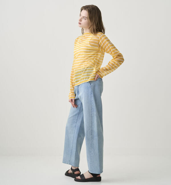 ORCIVAL「ORCIVAL | シースルー ボートネック長袖カットソー WOMEN」|Tシャツ・カットソー|