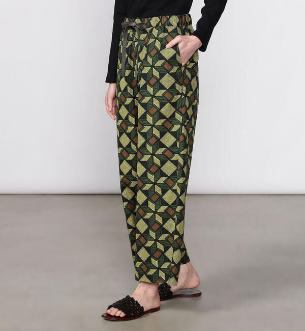 LE GLAZIK「LE GLAZIK | バティック イージーパンツ WOMEN」|チノ|