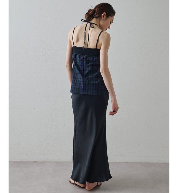 Drawing Numbers「【Drawing Numbers】オーガニックコットンホルターキャミソール」|シャツ・ブラウス|