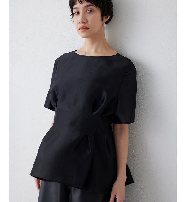  「【インフルエンサーコラボ】オーガンジーペプラムブラウス」|シャツ・ブラウス|