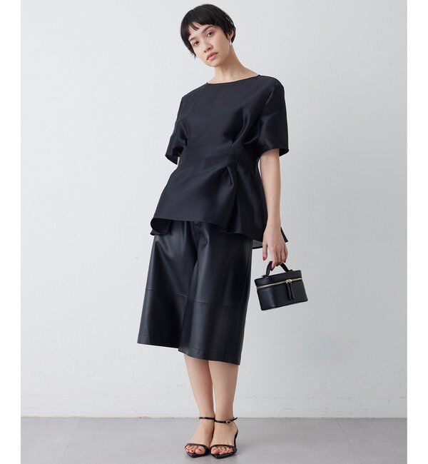  「【インフルエンサーコラボ】オーガンジーペプラムブラウス」|シャツ・ブラウス|