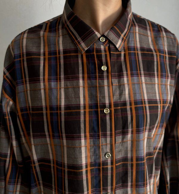  「チェックスピンドルシャツ」|シャツ・ブラウス|