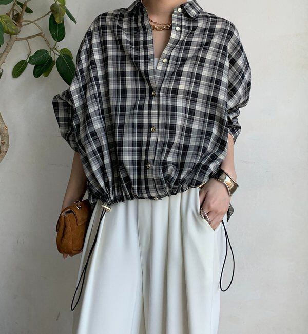  「チェックスピンドルシャツ」|シャツ・ブラウス|