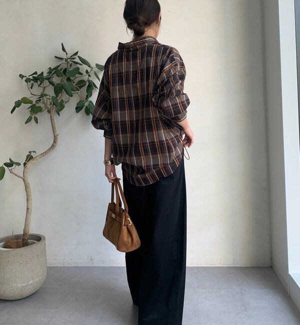  「チェックスピンドルシャツ」|シャツ・ブラウス|