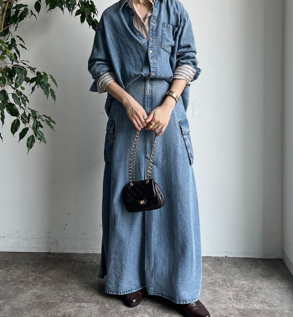  「リヨセルデニムシャツ」|シャツ・ブラウス|