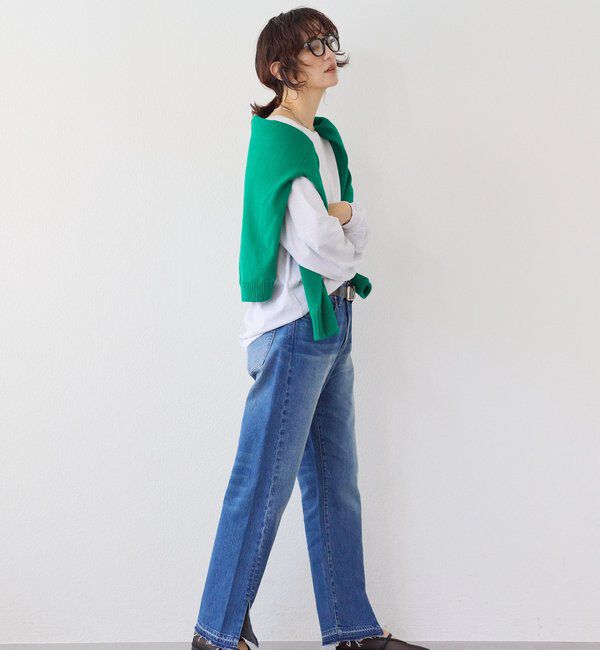  「【A・MONN(アモン)】オーバーロングTシャツ」|Tシャツ・カットソー|