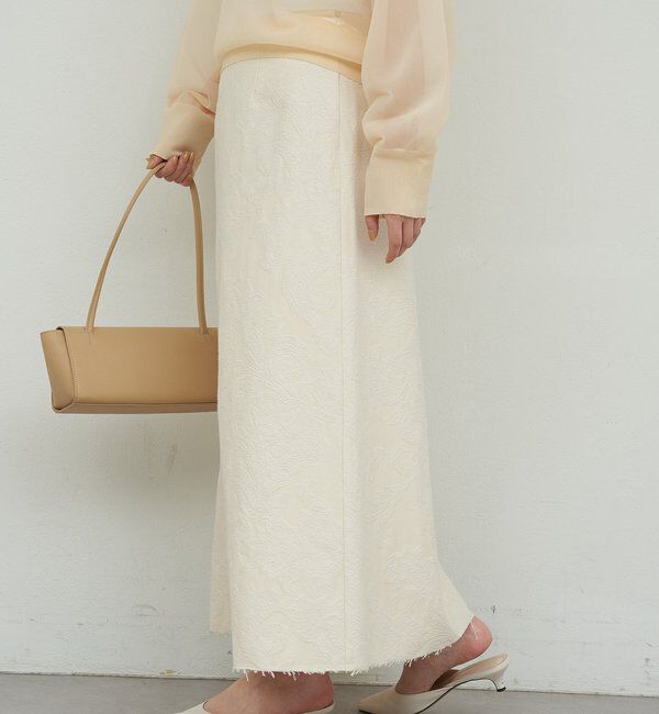  「【セットアップ対応】ジャガードスカート」|スカート|