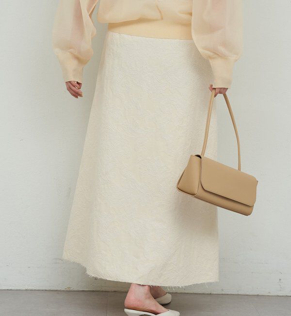  「【セットアップ対応】ジャガードスカート」|スカート|