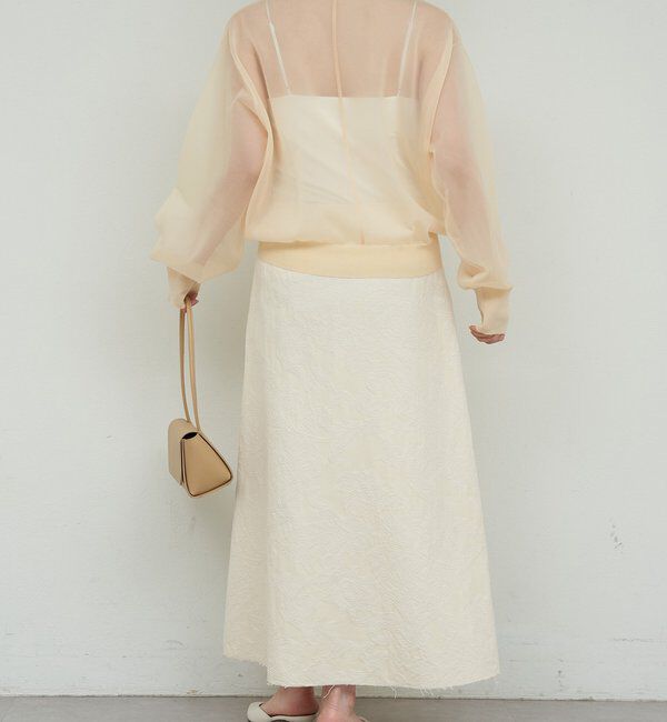  「【セットアップ対応】ジャガードスカート」|スカート|