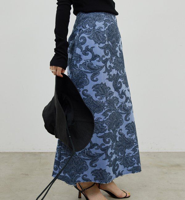  「【セットアップ対応】ジャガードスカート」|スカート|