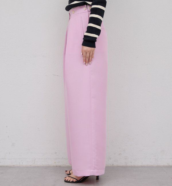  「【HERITANOVUM】タックマリンパンツ」|チノ|