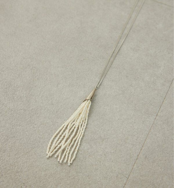  「ビーズタッセルネックレス」|リング|