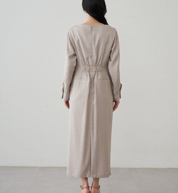  「ツイストVネックワンピース」|ワンピース|