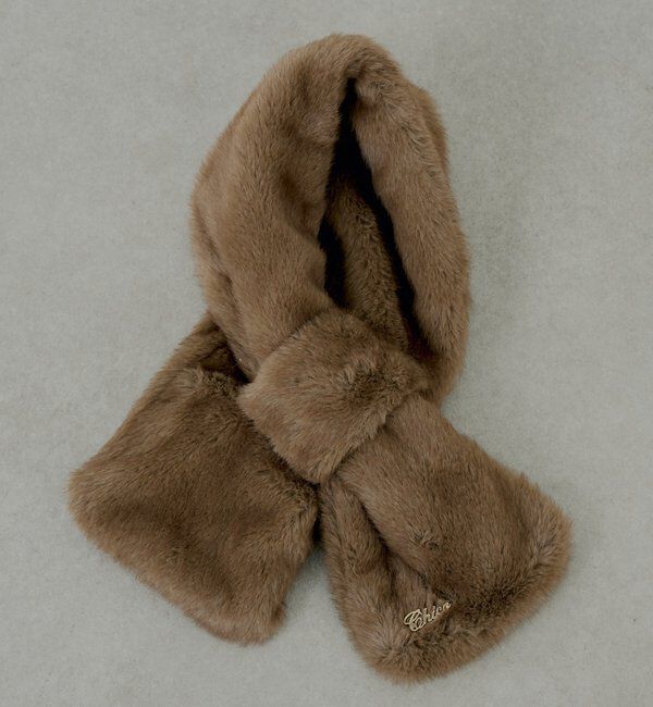  「ファーティペット」|マフラー|ベージュ