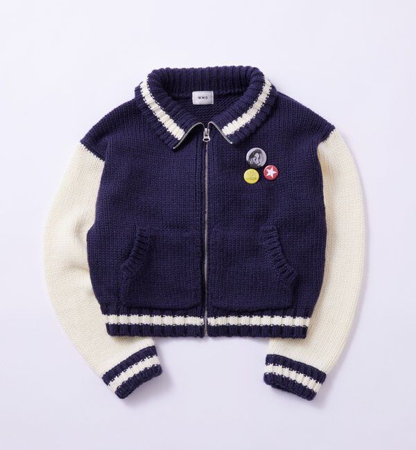  「ニットスタジャン」|カーディガン|