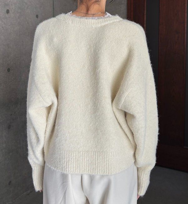 「レーストリミングニット」|ニット・セーター|