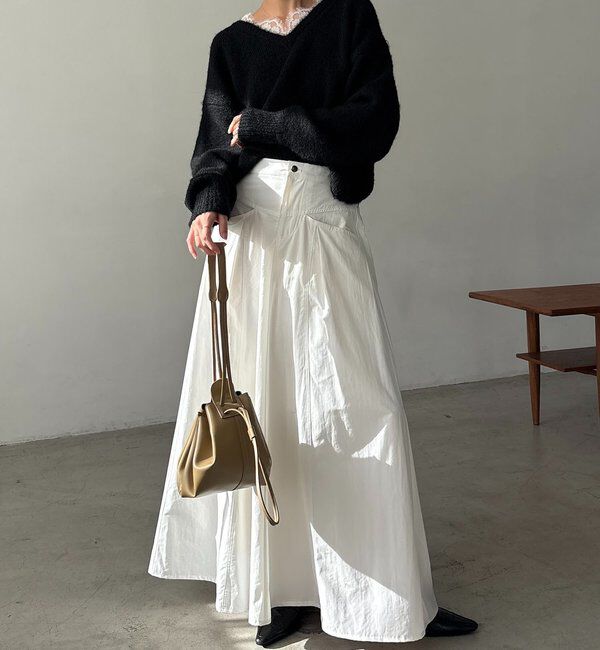  「レーストリミングニット」|ニット・セーター|