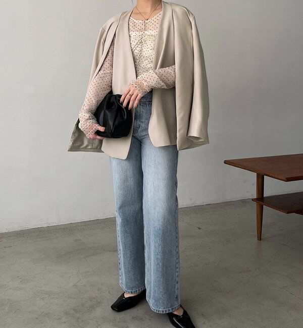  「【再販】〈C.L〉スリットスリーブジャケット」|テーラードジャケット|