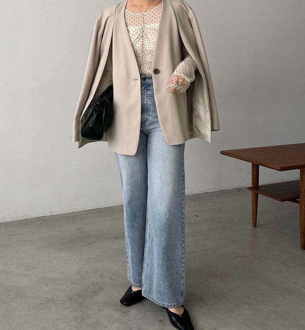  「【再販】〈C.L〉スリットスリーブジャケット」|テーラードジャケット|